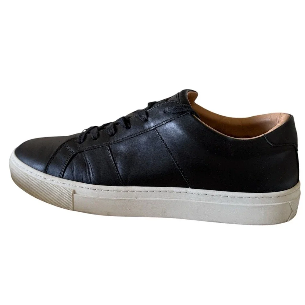 Greats Brooklyn Royale Black Leather Lace Up Low Top Sneakers Men’s Size 10